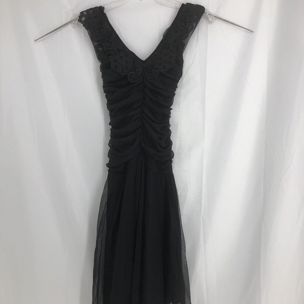 Hell Bunny Vixen  Dress Size XSmall Black Pinup Sleeveless